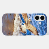 Graceful Seagull Beach Flight iPhone Fall Case-Mate iPhone Hülle (Rückseite (Horizontal))