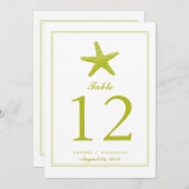 Graceful Starfish | TISCHNUMMER (Vorne/Hinten)