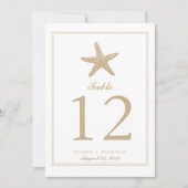 Graceful Starfish | TISCHNUMMER (Vorderseite)