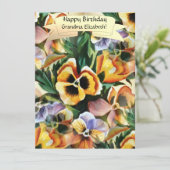 Graceful Stilvolle herrliche Stiefmütterchen Persö (Stehend Vorderseite)