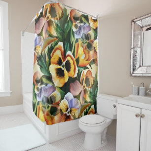 Graceful Stylish Gorgeous Vintag Pattern Stiefmütt Duschvorhang