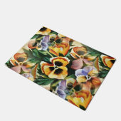 Graceful Stylish Gorgeous Vintag Pattern Stiefmütt Fußmatte (Schrägansicht)