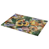 Graceful Stylish Gorgeous Vintag Pattern Stiefmütt Schneidebrett (Ecke)
