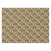 Graceful Stylish Gorgeous Vintag Pattern Stiefmütt Tischdecke (Vorderseite (Horizontal))