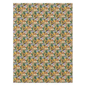 Graceful Stylish Gorgeous Vintag Pattern Stiefmütt Tischdecke (Vorderseite)