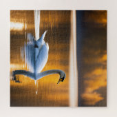 Graceful Swan am See Puzzle (Horizontal)
