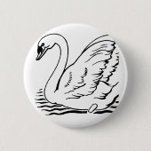 Graceful Swan Button (Vorderseite)