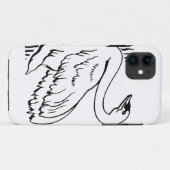Graceful Swan Case-Mate iPhone Hülle (Rückseite (Horizontal))
