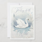 Graceful Swan Einladung (Vorderseite)