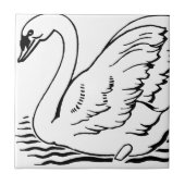 Graceful Swan Fliese (Vorderseite)