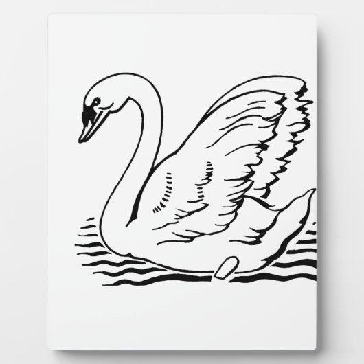 Graceful Swan Fotoplatte (Vorderseite)