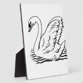 Graceful Swan Fotoplatte (Seite)