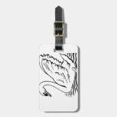 Graceful Swan Gepäckanhänger (Vorderseite vertikal)