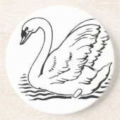 Graceful Swan Getränkeuntersetzer (Vorne)