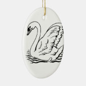 Graceful Swan Keramikornament (Rechts)
