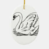 Graceful Swan Keramikornament (Vorne)