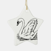 Graceful Swan Keramikornament (Rechts)