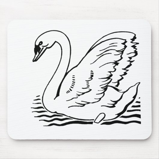Graceful Swan Mousepad (Vorne)