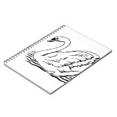Graceful Swan Notizblock (Linke Seite)