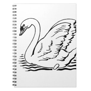 Graceful Swan Notizblock