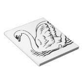 Graceful Swan Notizblock (angewinkelt)
