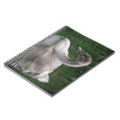 Graceful Swan on Water Notebook Notizblock (Linke Seite)