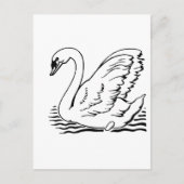 Graceful Swan Postkarte (Vorderseite)