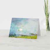 Graceful Swan Scripting Card Ephesians 4:7 Karte (Vorderseite)