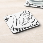 Graceful Swan Untersetzer (Linke Seite)
