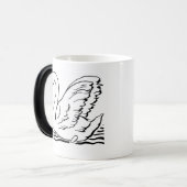 Graceful Swan Verwandlungstasse (Vorderseite Links)