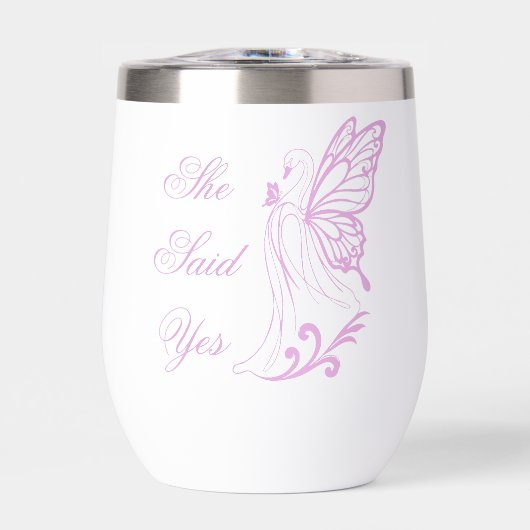 Graceful swan with butterfly wings (Vorderseite)