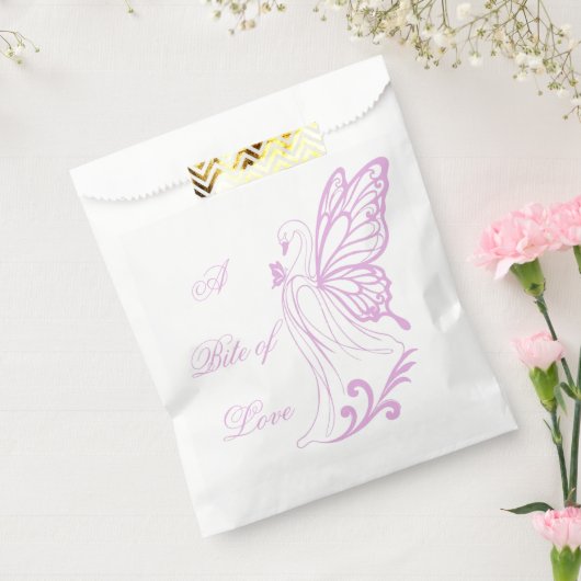 Graceful swan with butterfly wings geschenktütchen (Versiegelt)