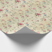 Graceful Tiny Florals für romantische Feiern Geschenkpapier (Ecke)