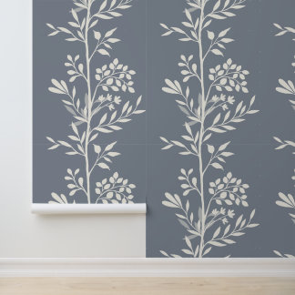 Graceful Vertical Garden Silhouette XL White Flora Tapete