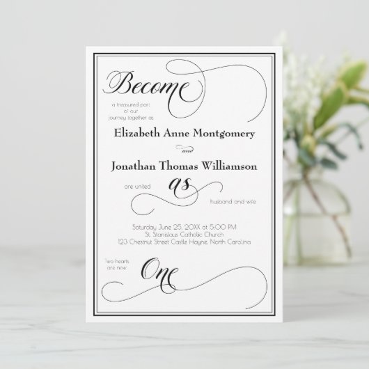 Graceful Werden Sie als eine Christliche Hochzeit (Stehend Vorderseite)