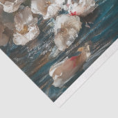 Graceful White Swan Blossom Branchen Decoupage Seidenpapier (Ausschnitt)