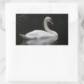 Graceful White Swan Stickers (Tasche)