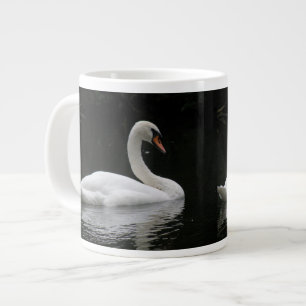 Graceful White Swan Tasse