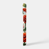 Graceful Zinnia Blume iPhone 15 Hülle (Linke Seite)