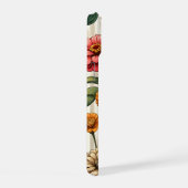 Graceful Zinnia Blume iPhone 15 Hülle (Rechte Seite)