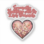 Gracefully Handling Life's Demands Mom Life Aufkleber (Vorderseite)