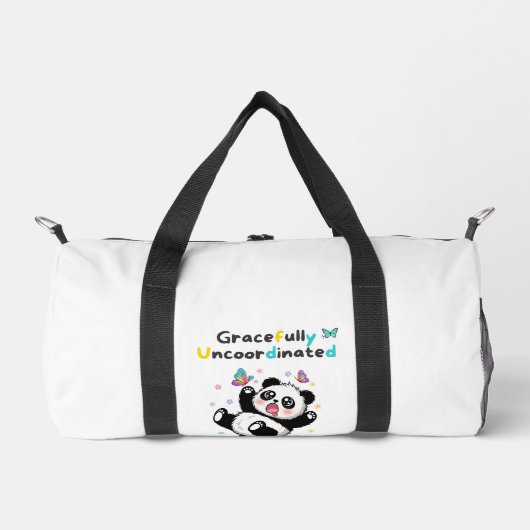 Gracefully Uncoordinated Cute Panda Duffle Bag (Vorderseite)