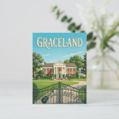 Graceland Postkarte (Stehend Vorderseite)