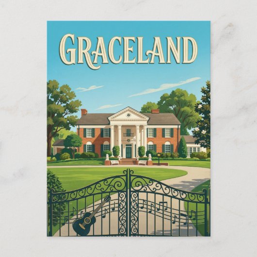 Graceland Postkarte (Vorderseite)