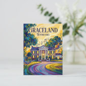 Graceland Tennessee Postkarte (Stehend Vorderseite)