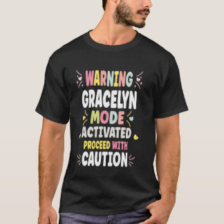 GRACELYN Personalisierte Frauengeschenk Custom GRA T-Shirt