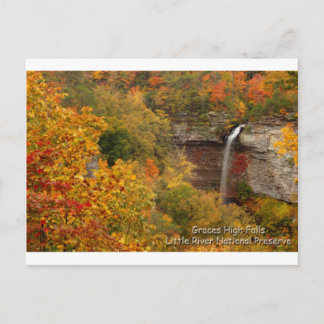 Graces High Falls Postkarte