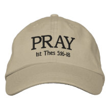 GraceWear - Pray Hat - Black Stitching