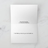 Gracey und fauler Leopard Karte (Innenseite)