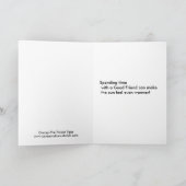 Gracey und schlechte Miezekatze, die ein Sonnenbad Karte (Innenseite)